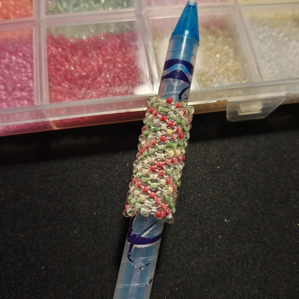 Dreadlock Bead Handmade Rasta Zigzag Seed Bead Hair Jewelry Peyote Loc Charm